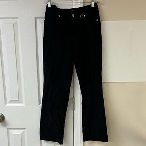 Simon Chang Black Straight Leg Pants